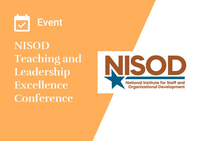 NISOD Teaching and Leadership Excellence Conference