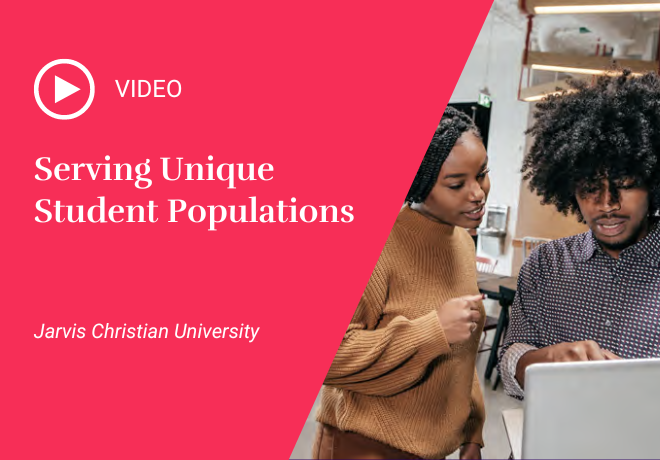 Serving Unique Student Populations with Course Sharing: Jarvis Christian University
