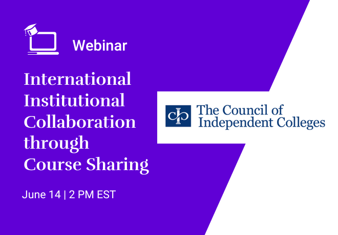 International Institutional Collaboration through Course Sharing
