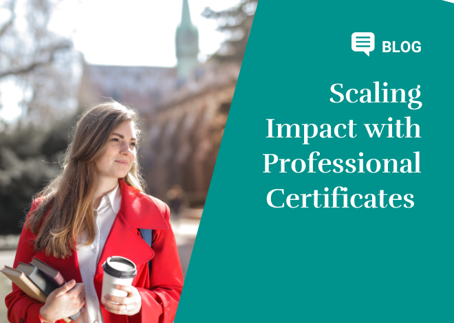 Creating Workforce-Aligned Programs with Professional Certificates