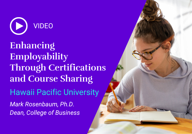 Enhancing Employability through Certifications and Course Sharing