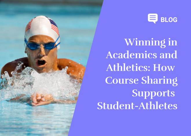 Winning in Academics and Athletics: How Course Sharing Supports Student-Athletes